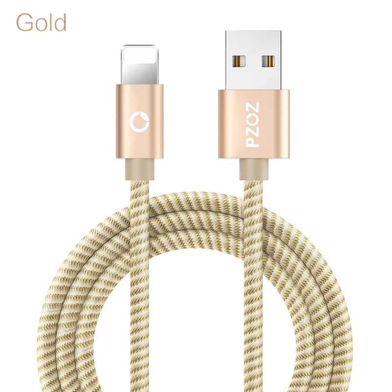 PZOZ Usb Cable for Iphone Cable 14 13 12 11 Pro Max Xs Xr X SE 8 7 6S plus Ipad Air Mini Fast Charging Cable for Iphone Charger