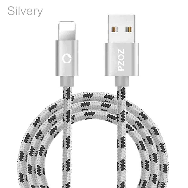 PZOZ Usb Cable for Iphone Cable 14 13 12 11 Pro Max Xs Xr X SE 8 7 6S plus Ipad Air Mini Fast Charging Cable for Iphone Charger