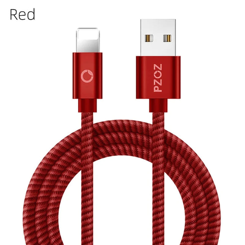 PZOZ Usb Cable for Iphone Cable 14 13 12 11 Pro Max Xs Xr X SE 8 7 6S plus Ipad Air Mini Fast Charging Cable for Iphone Charger