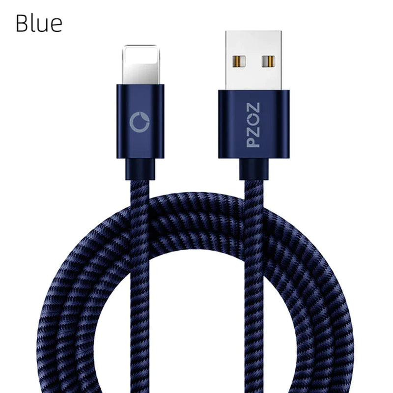 PZOZ Usb Cable for Iphone Cable 14 13 12 11 Pro Max Xs Xr X SE 8 7 6S plus Ipad Air Mini Fast Charging Cable for Iphone Charger