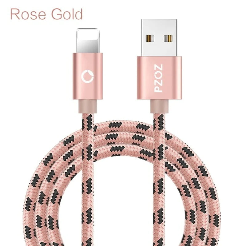 PZOZ Usb Cable for Iphone Cable 14 13 12 11 Pro Max Xs Xr X SE 8 7 6S plus Ipad Air Mini Fast Charging Cable for Iphone Charger