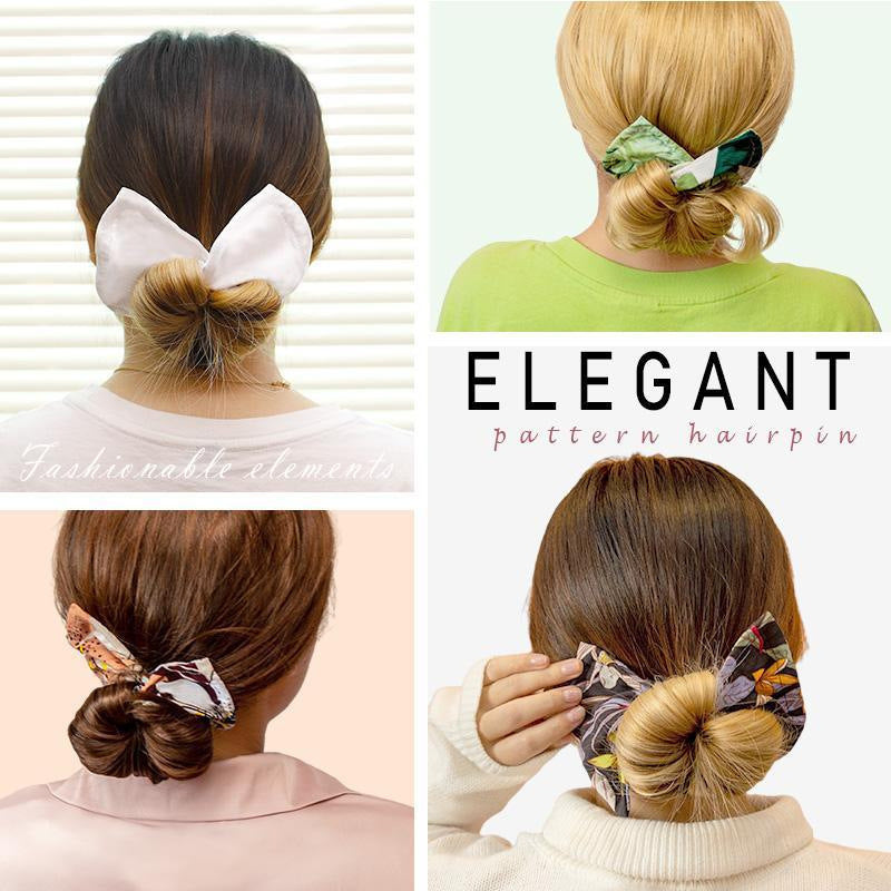 Fashion Hair Bands Women Summer Knotted Wire Headband Print Hairpin Braider Maker Easy To Use DIY Accessories Deft A Bun